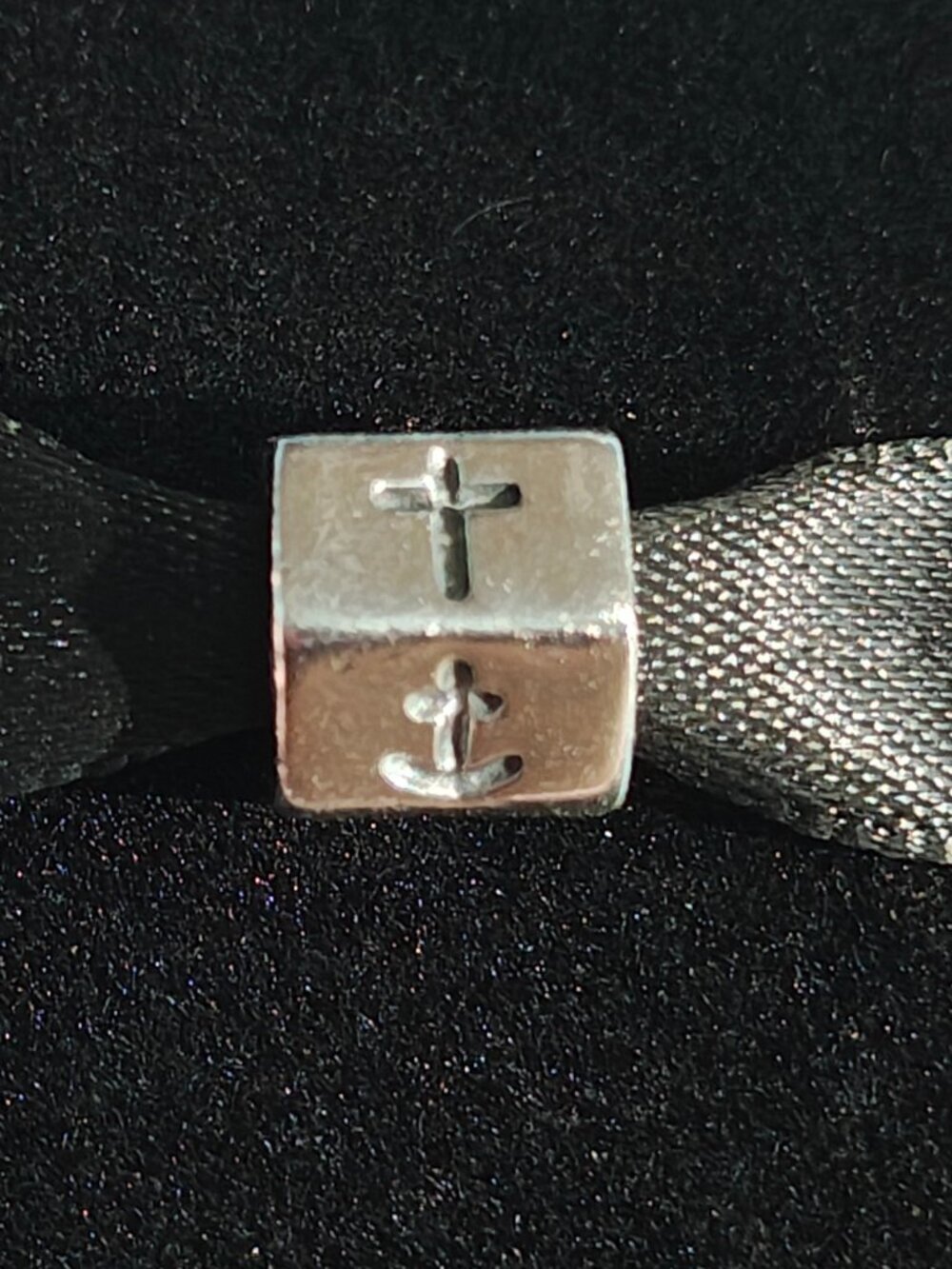 Authentic Pandora Faith Hope Love Charm 790119 Cross Anchor Heart - Picture 6 of 11